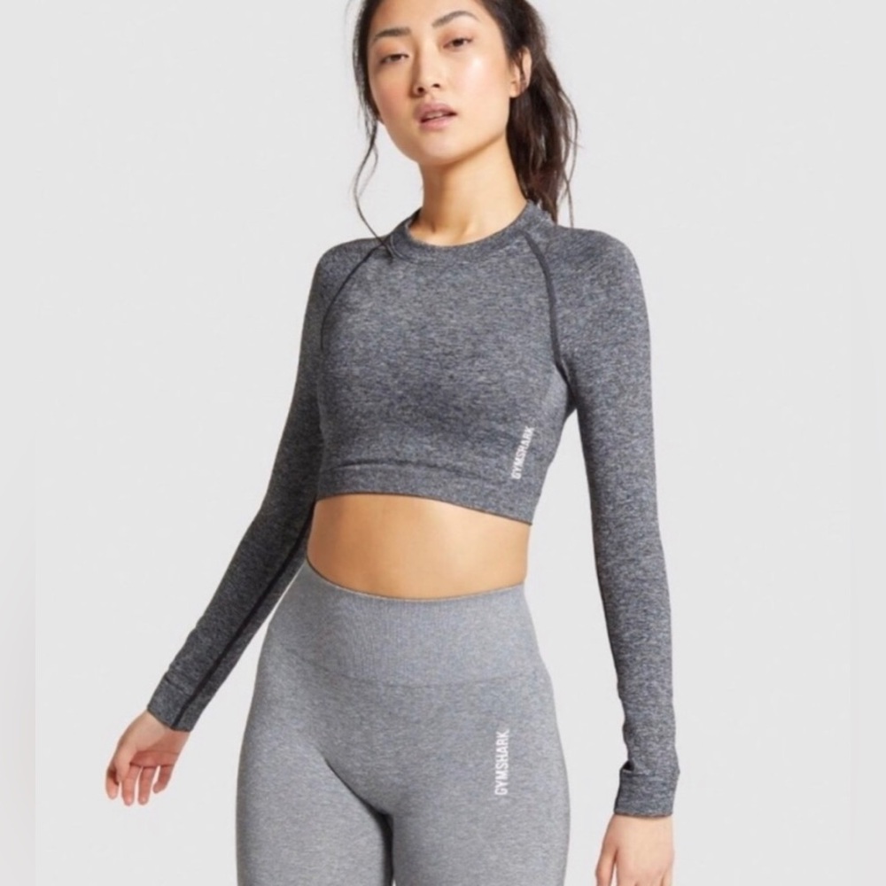 Gymshark Adapt Marl Seamless Long Sleeve